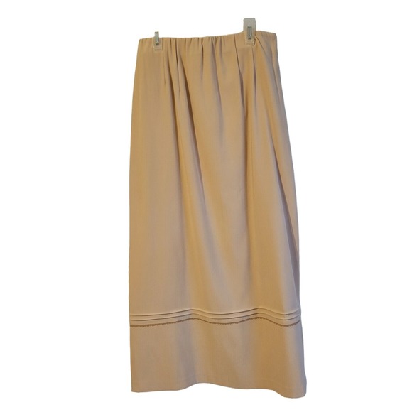 Susan Graver Style Sz Medium Maxi Skirt Suit Set Embroidered VTG‎ - Picture 4 of 16